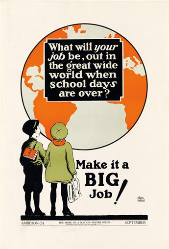 CLARK DE BALL (DATES UNKNOWN). THE HOPE OF A NATION POSTER SERIES. Group of 41 posters with related promotional and pedagogic material.